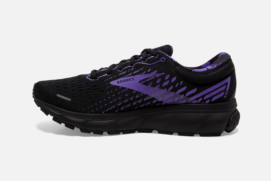 Brooks Running Shoes Mens Black/Purple - Ghost 13 Road - 3896-NVXHU